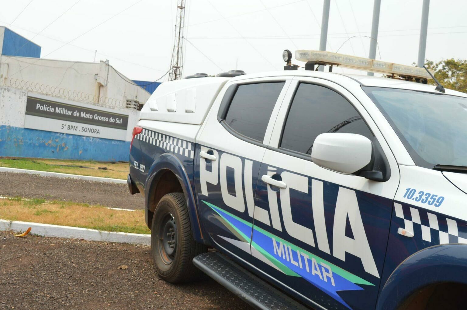 Imagem de compartilhamento para o artigo Atitude suspeita leva PM a prender foragido da Justiça em Sonora da MS Todo dia